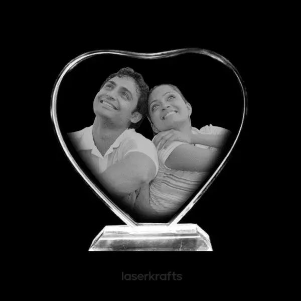 Heart Stand 2D Acrylic LED illusion Lamp