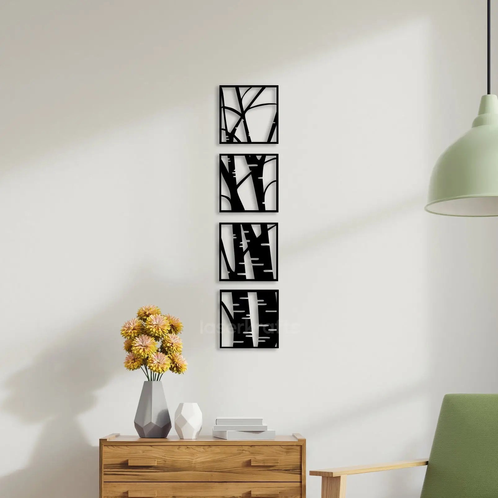 4-Piece Unique Wall Art Set – Modern Decorative Artwork for Any Space