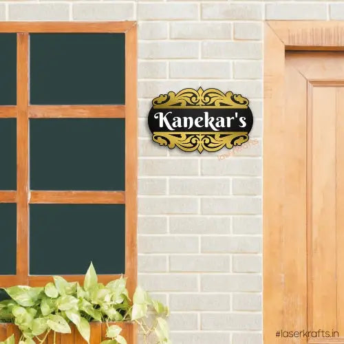 Custom Acrylic Nameplate for home, Office | AN - 001