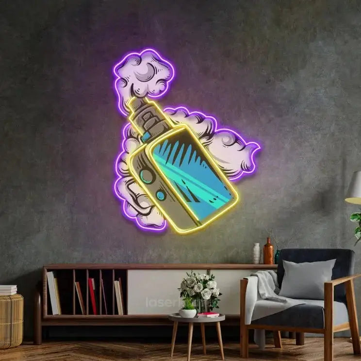 Bottle Bong LED Neon Sign Light – Vibrant Pop Art Wall Decor
