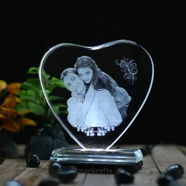Heart Stand 2D Acrylic LED illusion Lamp