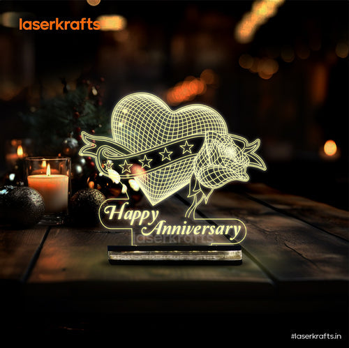 LED Illusion Lamp for loved ones with warm Light |  IL-003