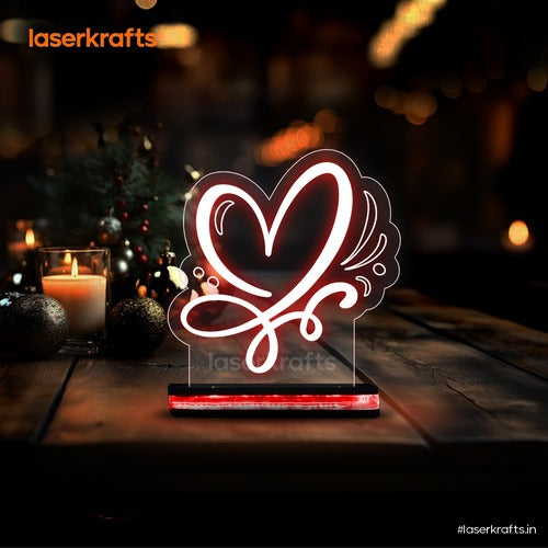 LED Illusion Lamp for loved ones with warm Light |  IL-006