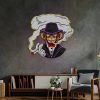Monkey Boss Neon Sign Art - Bold LED Wall Decor for Home, Office, or Bar