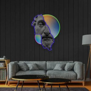 Abstract Art Neon Acrylic Artwork – Contemporary and Modern Wall Decor