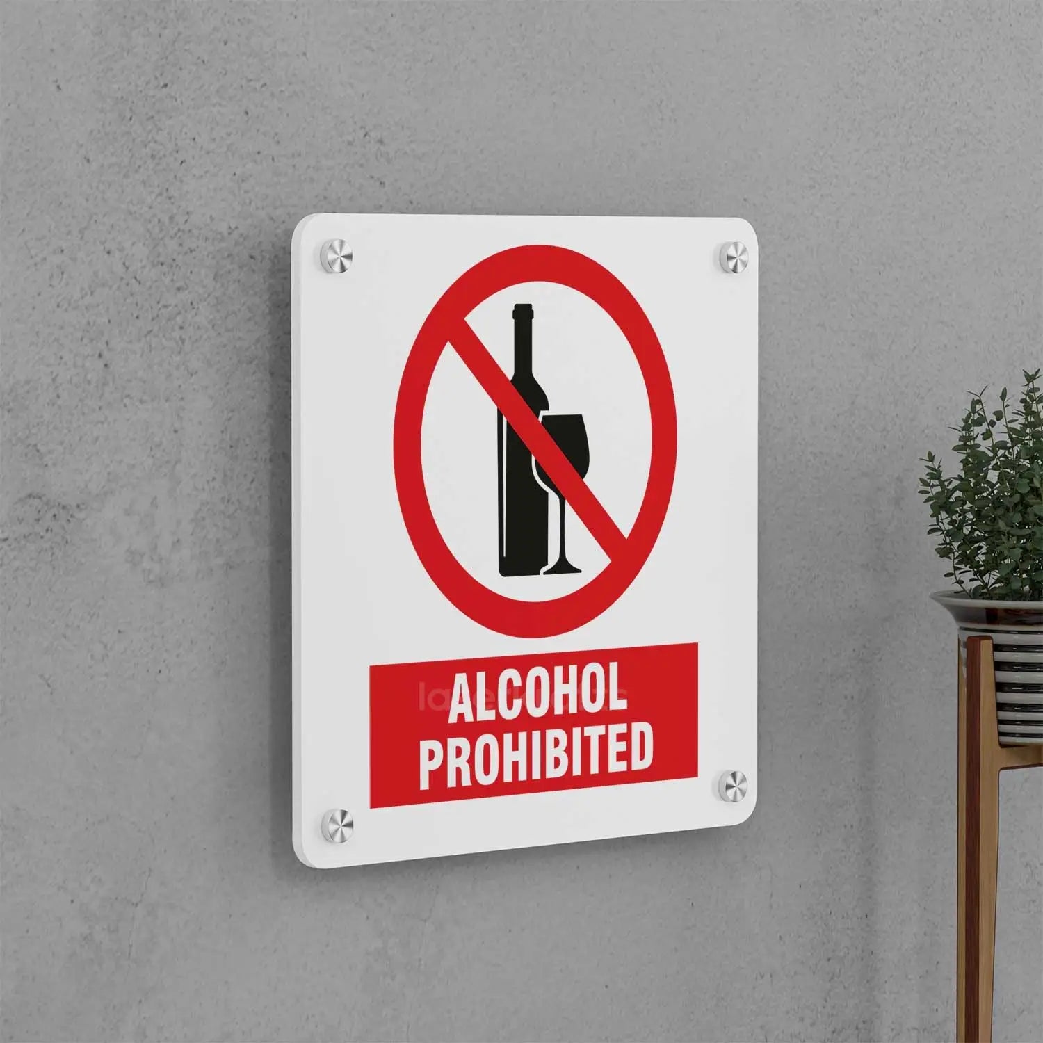 Alcohol Prohibited Sign