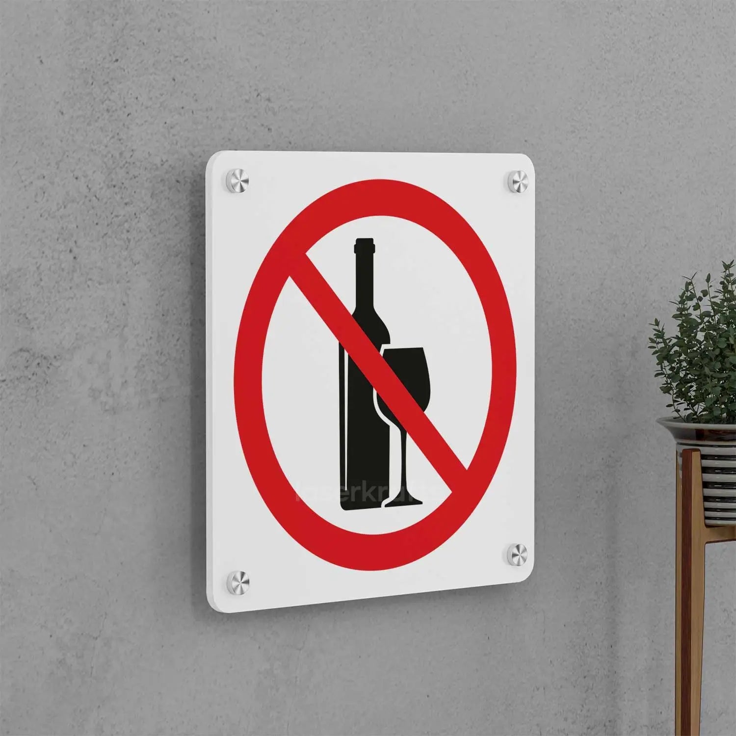 Alcohol Prohibited Sign