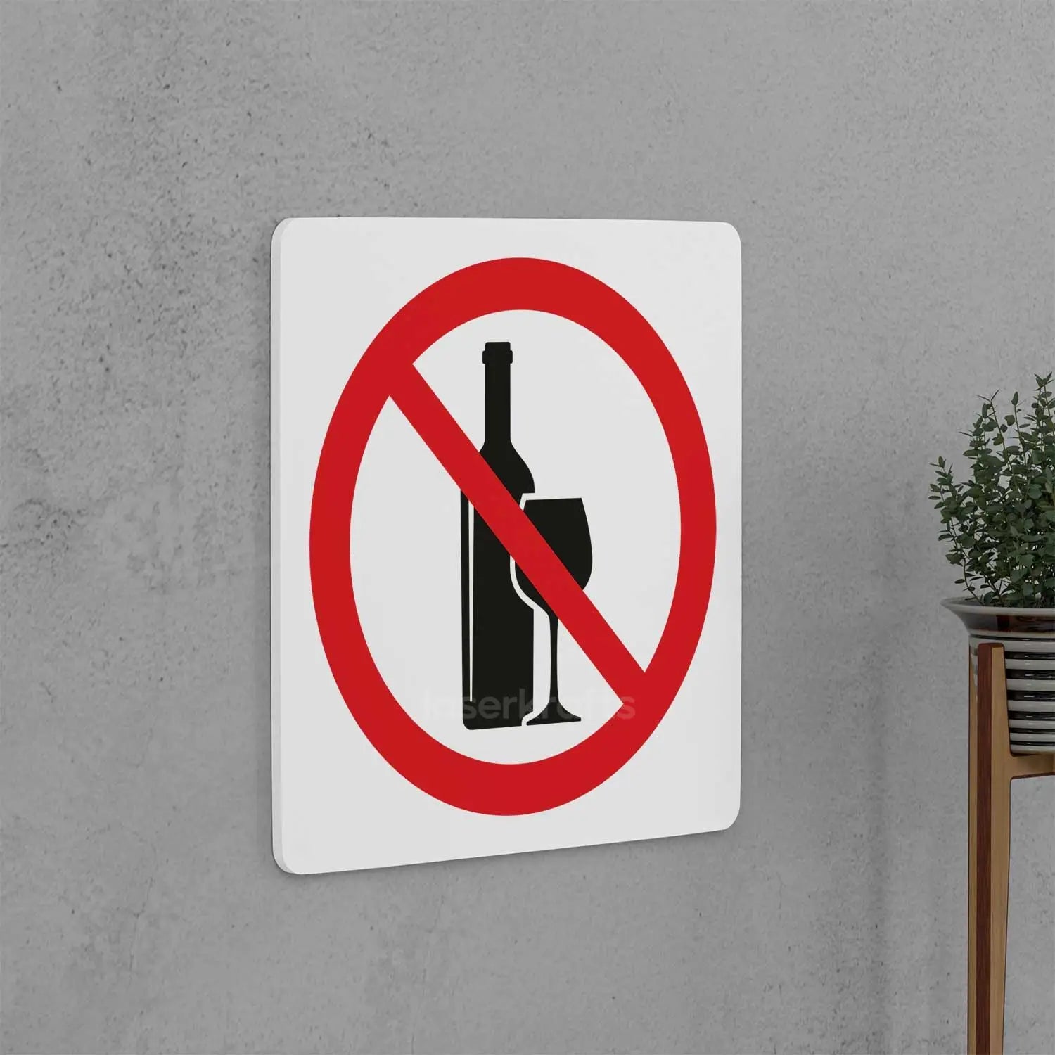 Alcohol Prohibited Sign