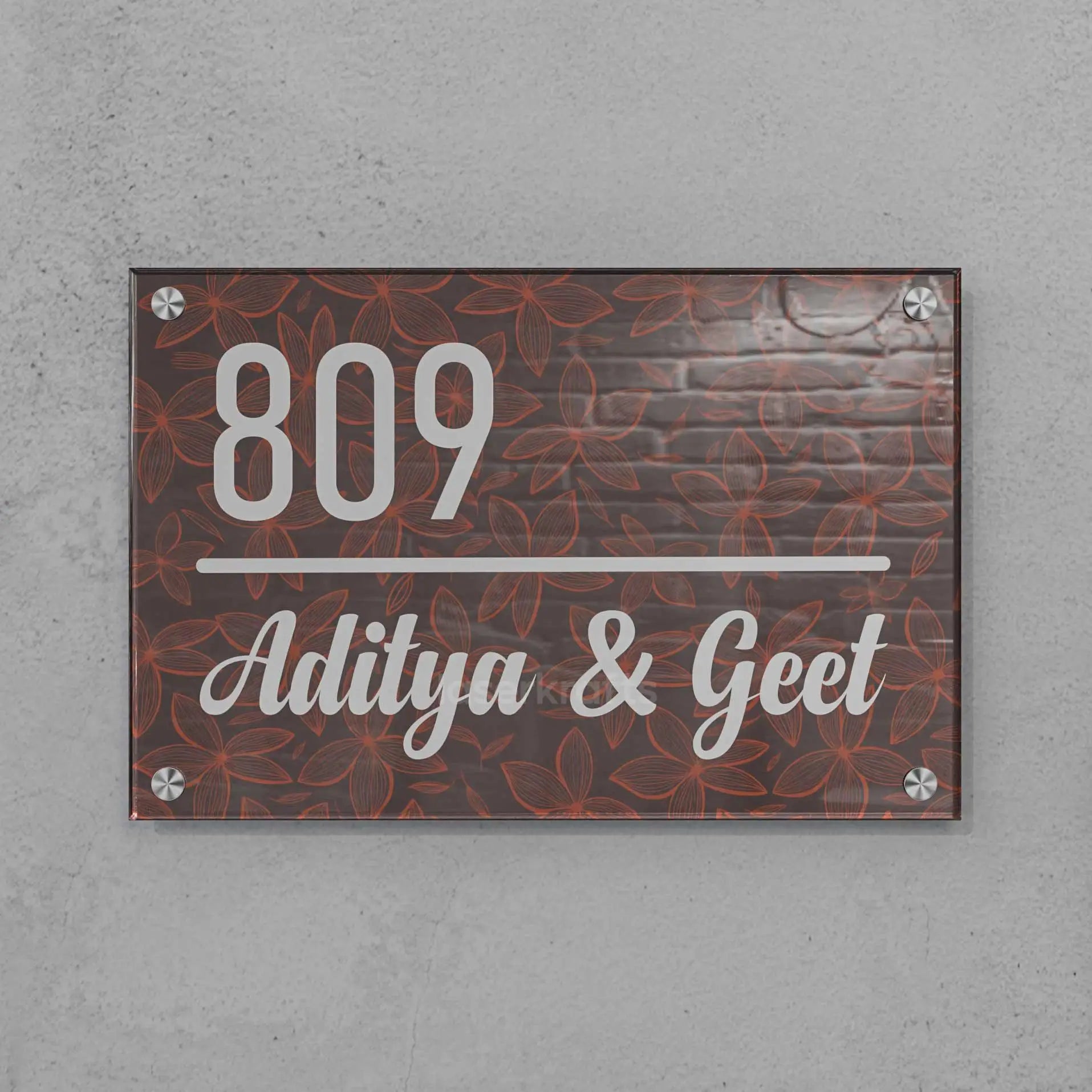 Anise Elegance - Acrylic Name Plate