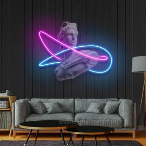 Apollo LED Neon Acrylic Artwork – Wall Decor