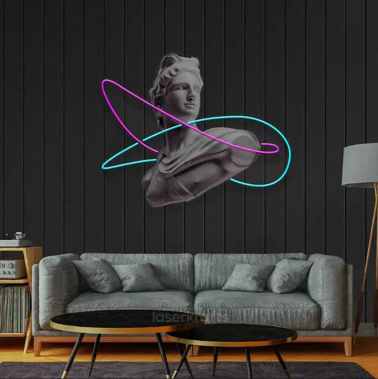 Apollo LED Neon Acrylic Artwork – Wall Decor