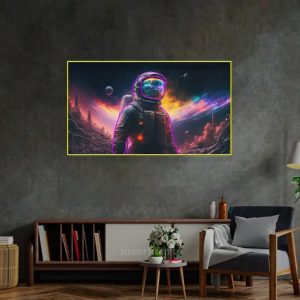Astronaut in Space LED Neon Sign - Pop Art Light for Home Decor