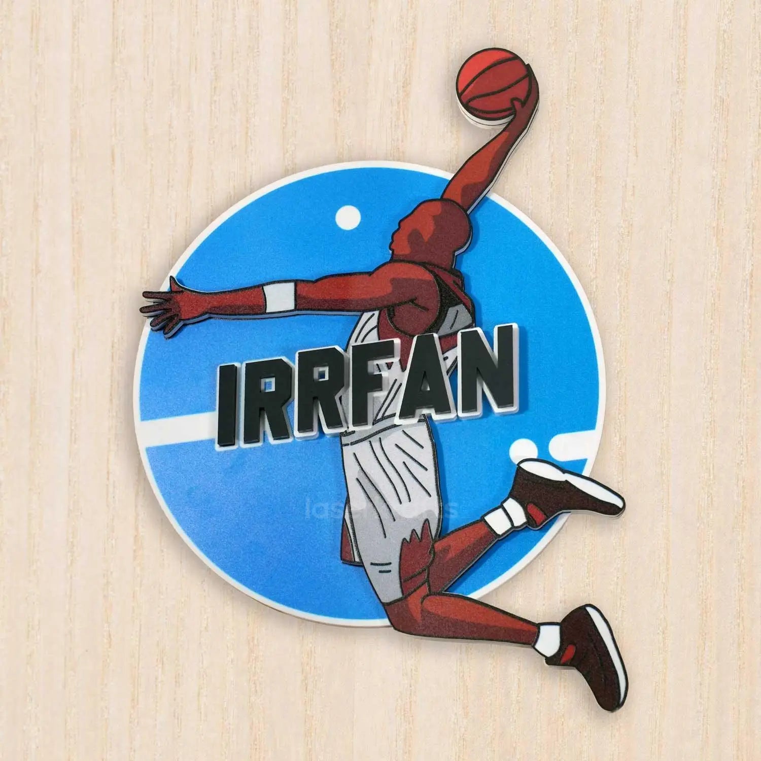 Basketball Buff - Kids' Room Door Sign