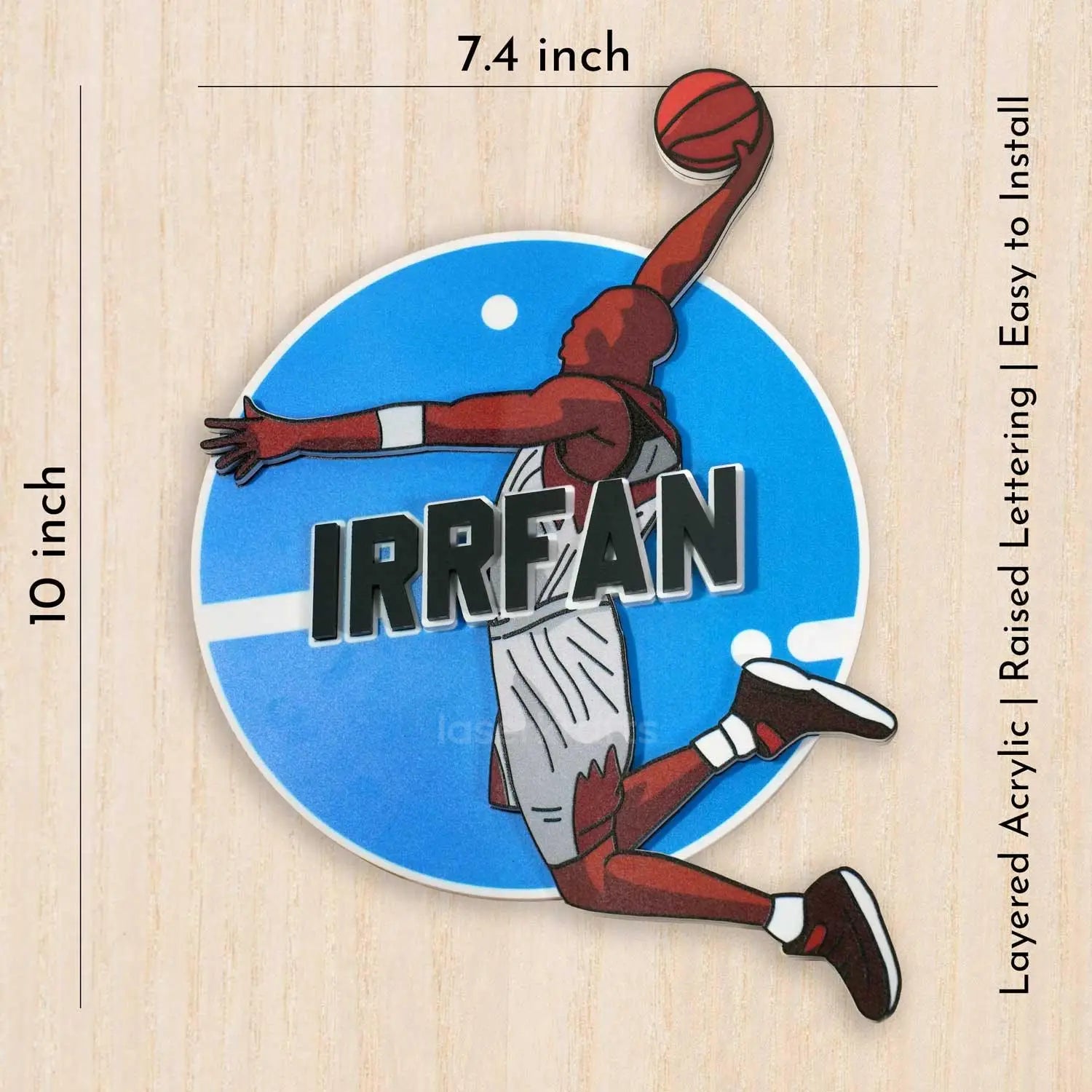 Basketball Buff - Kids' Room Door Sign