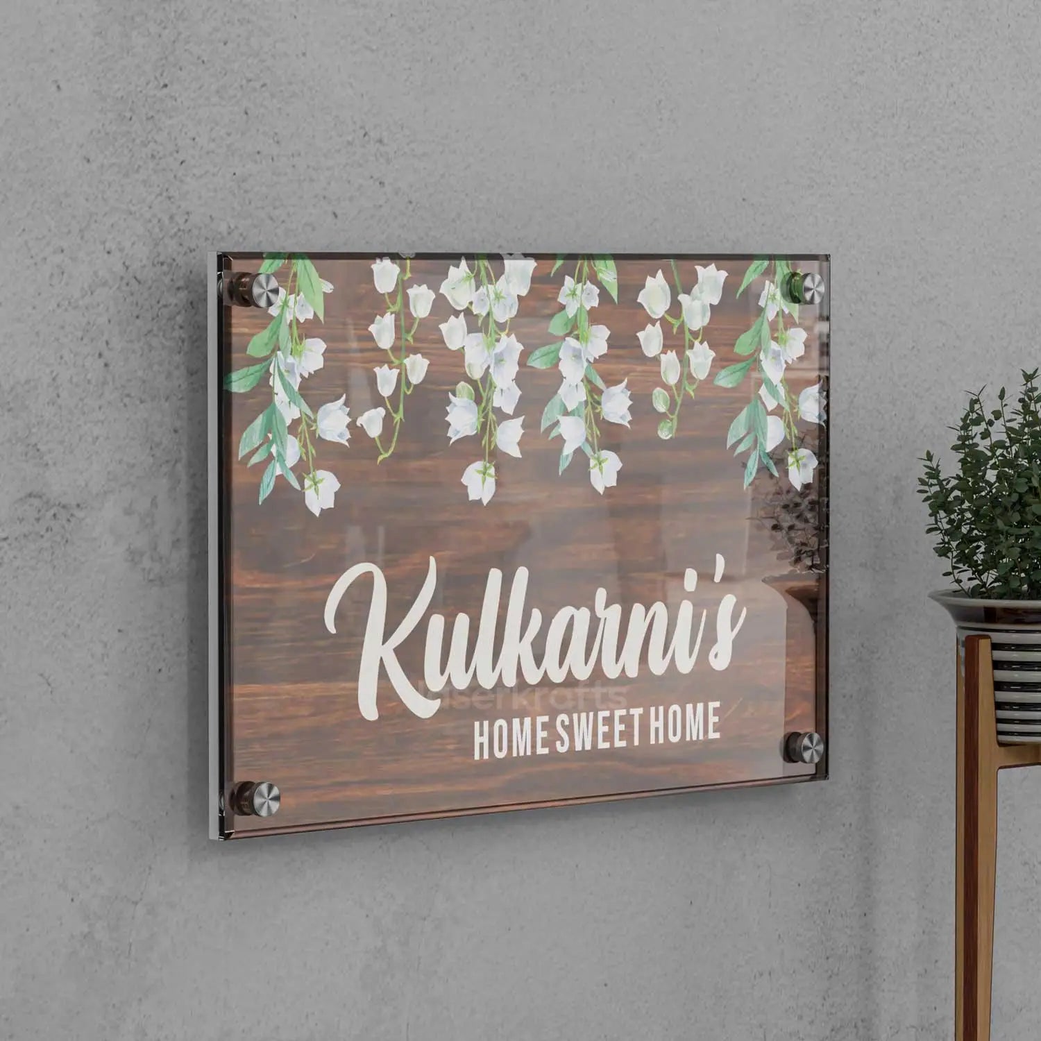 Bougainvillea Resort - Acrylic Name Plate