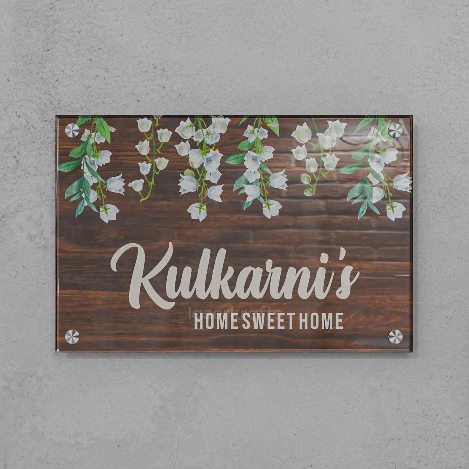 Bougainvillea Resort - Acrylic Name Plate