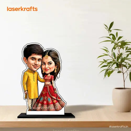 Personalized Couple Caricature | Perfect Gift for Wedding | C-009