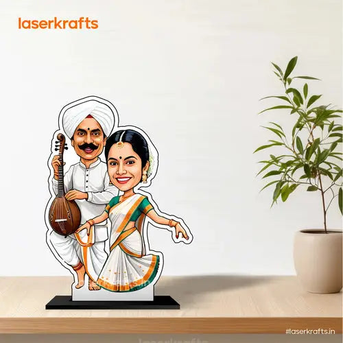 Personalized Couple Caricature | Perfect Gift for Loved Ones | C-010