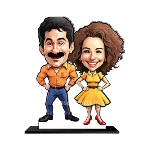 Personalized Couple Caricature | Perfect Gift for Loved Ones | C-005
