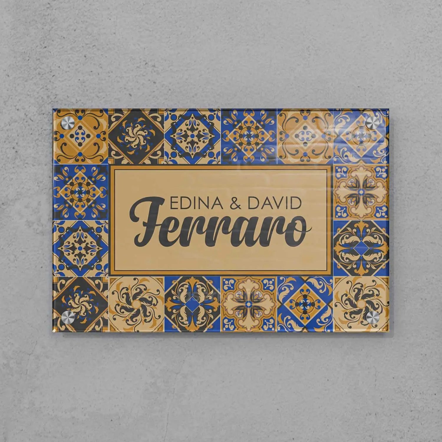 Celestial Mosaic - Acrylic Name Plate