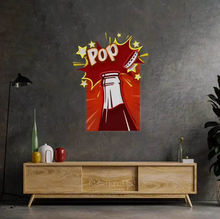 Cola LED Neon Acrylic Artwork – Retro Refreshment Wall Decor