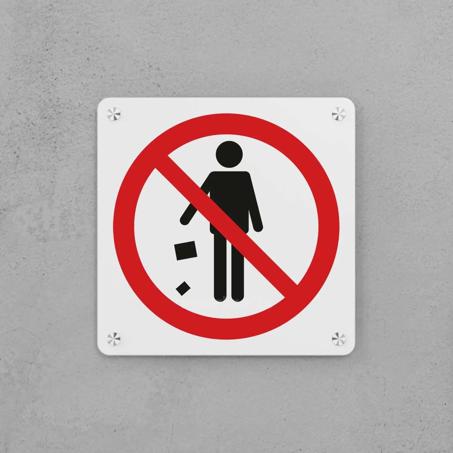Do Not Litter Sign