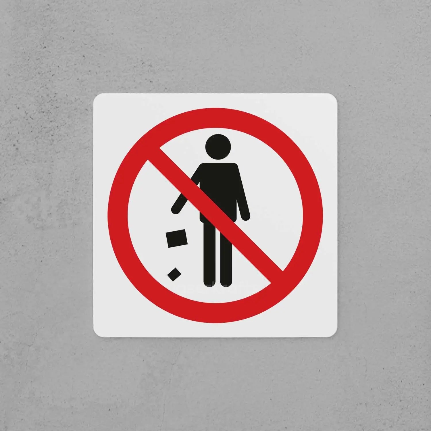 Do Not Litter Sign