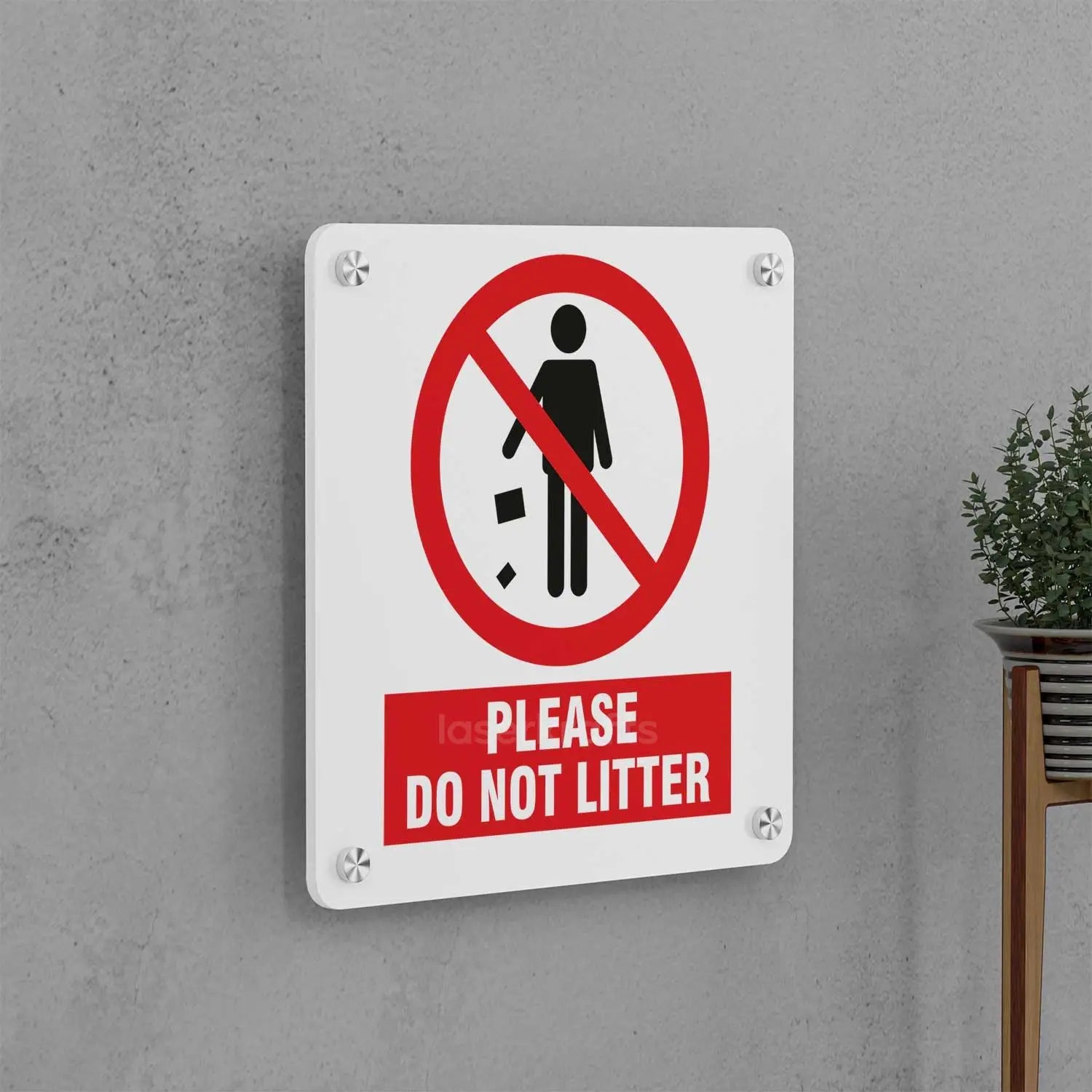 Do Not Litter Sign