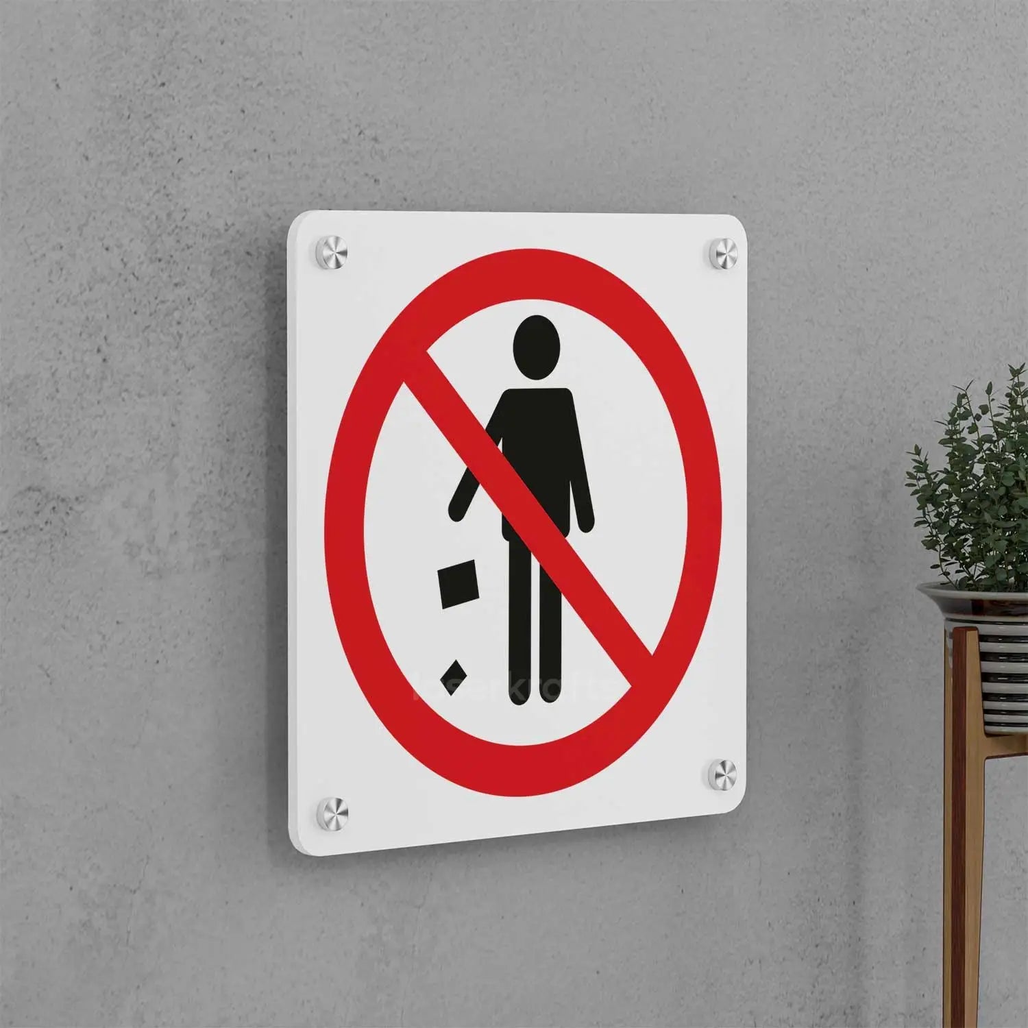 Do Not Litter Sign