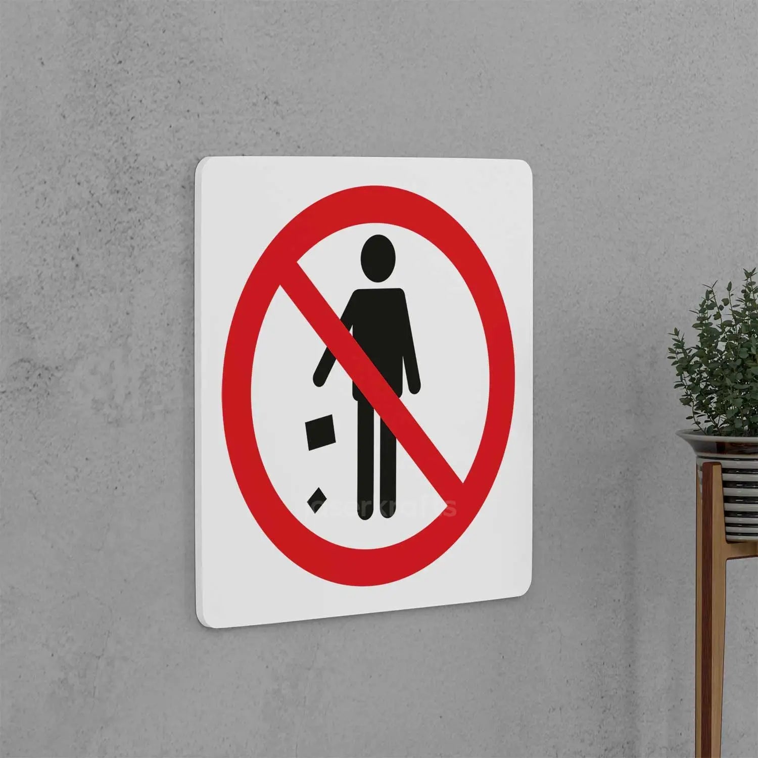 Do Not Litter Sign
