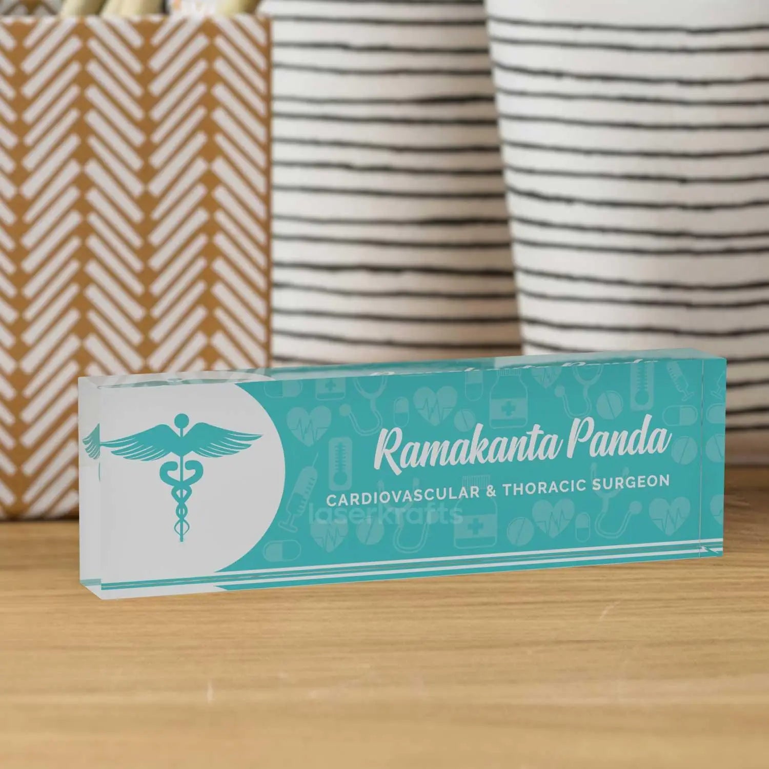 Executive Desk Name Plate for Doctors