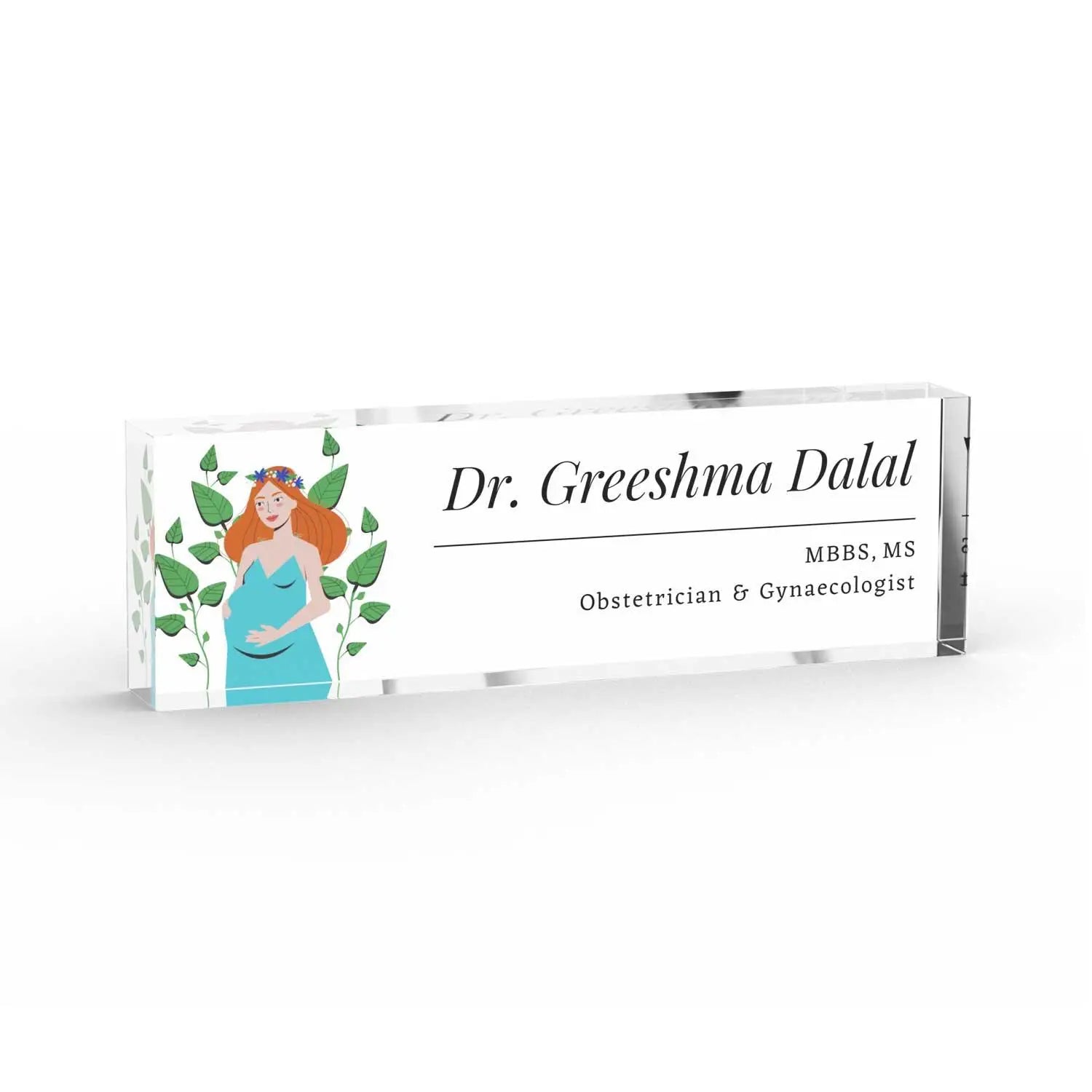 Executive Desk Name Plate for Obstetricians