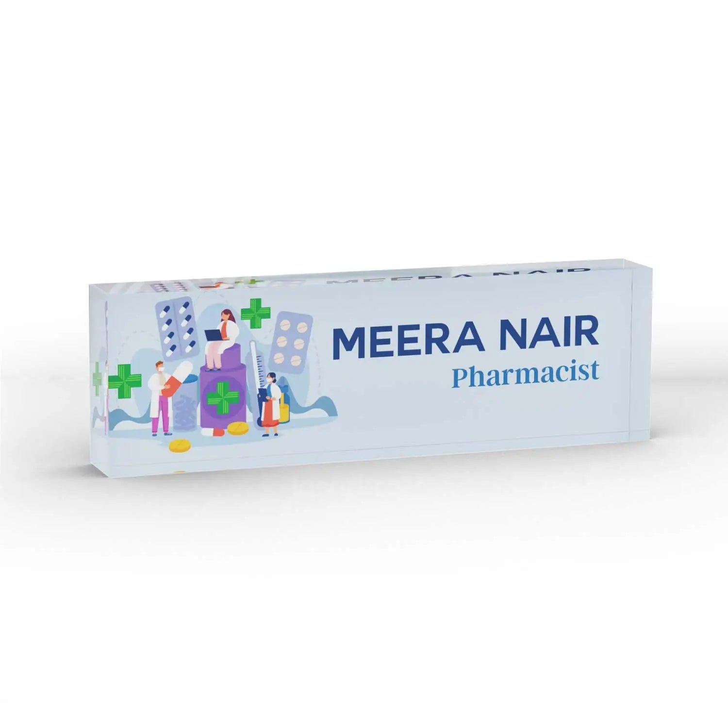 Executive Desk Name Plate for Pharmacists