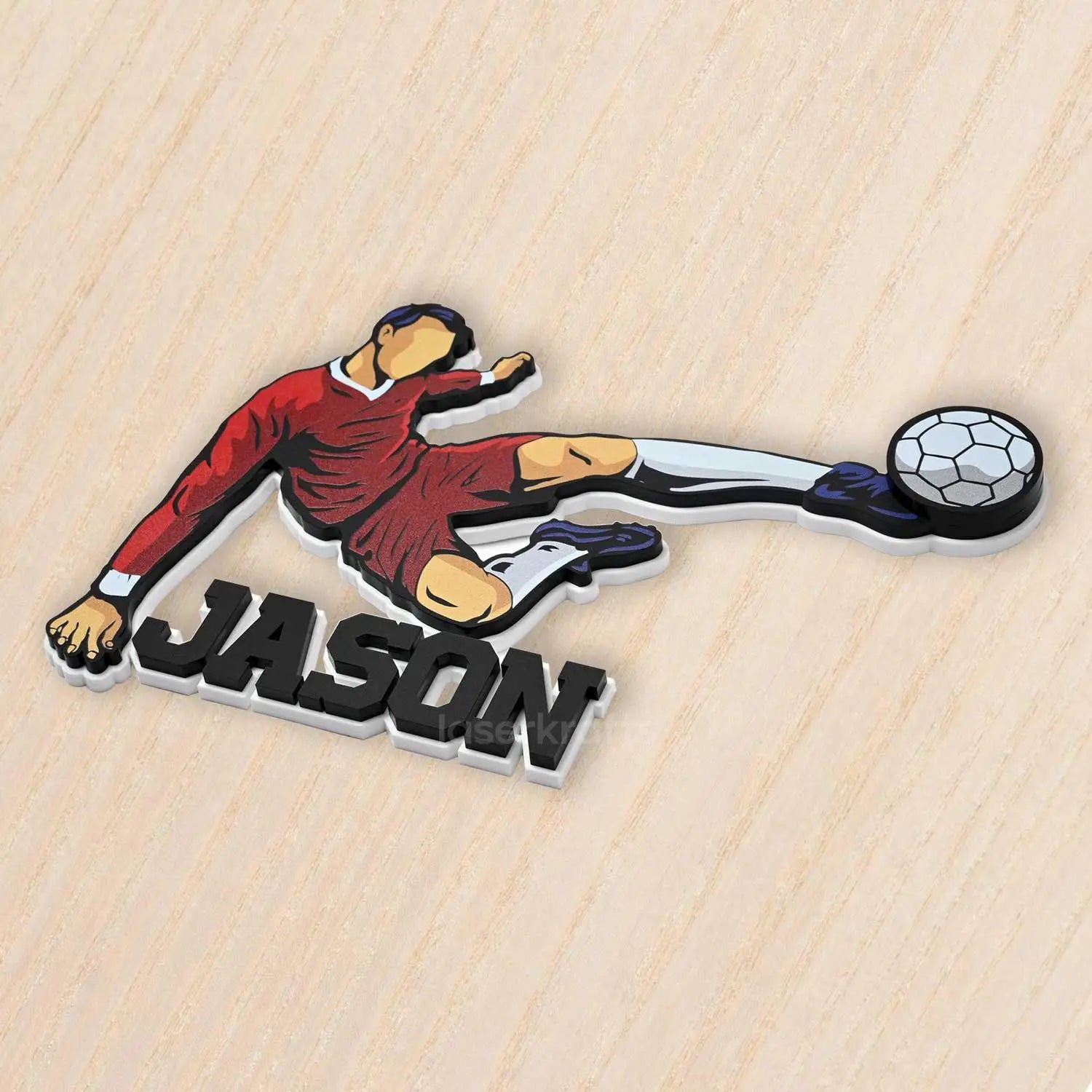 Football Fanatic - Kids' Room Door Sign