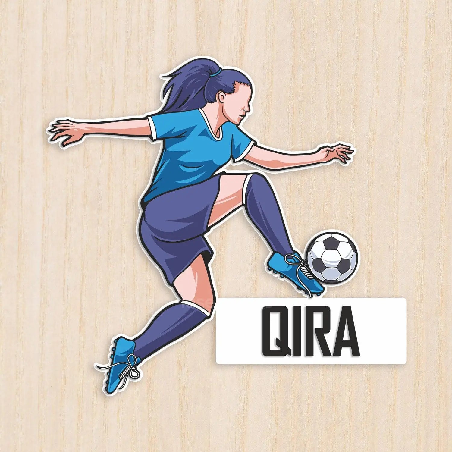 Football Fanatic - Kids' Room Door Sign