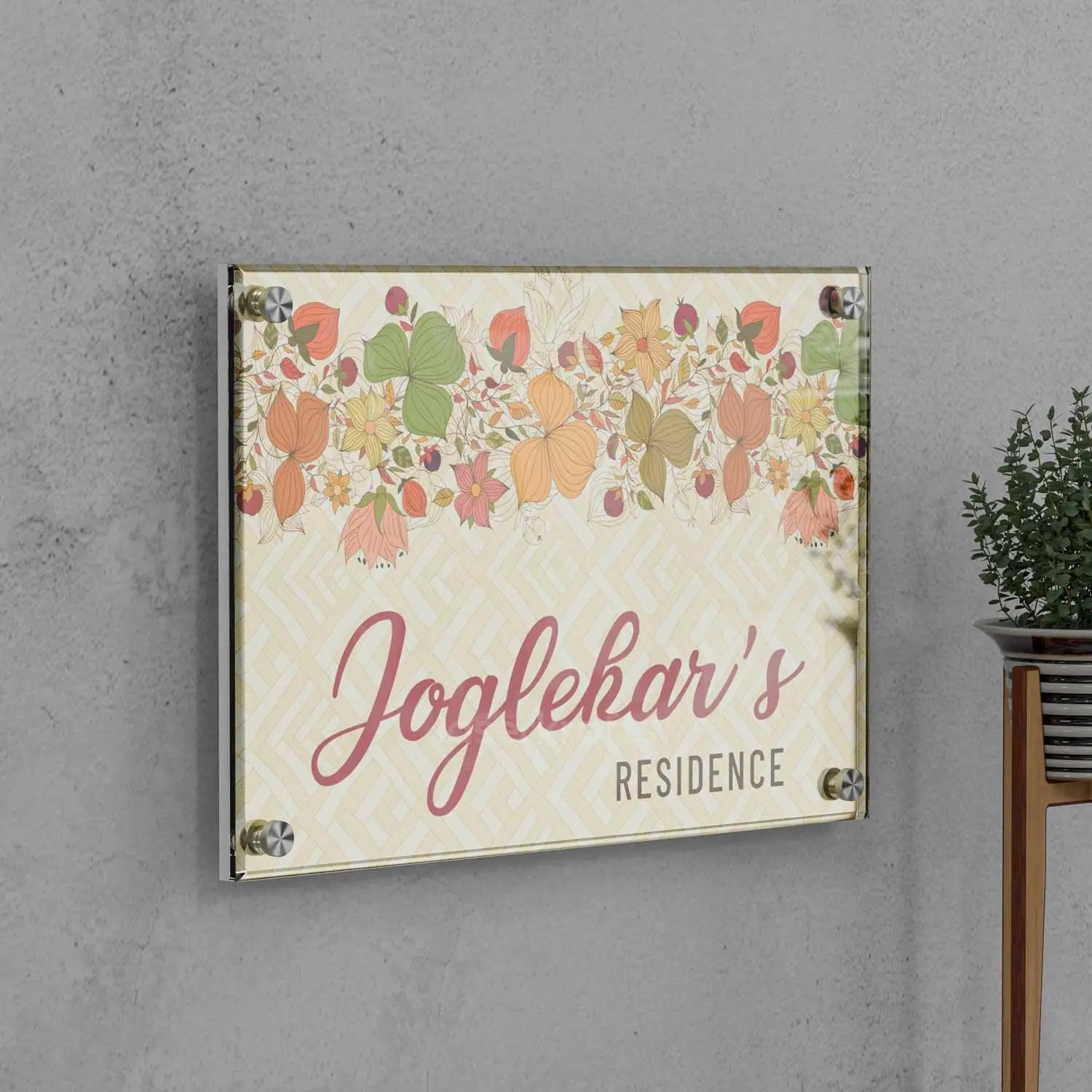 Fruity Vines - Acrylic Name Plate