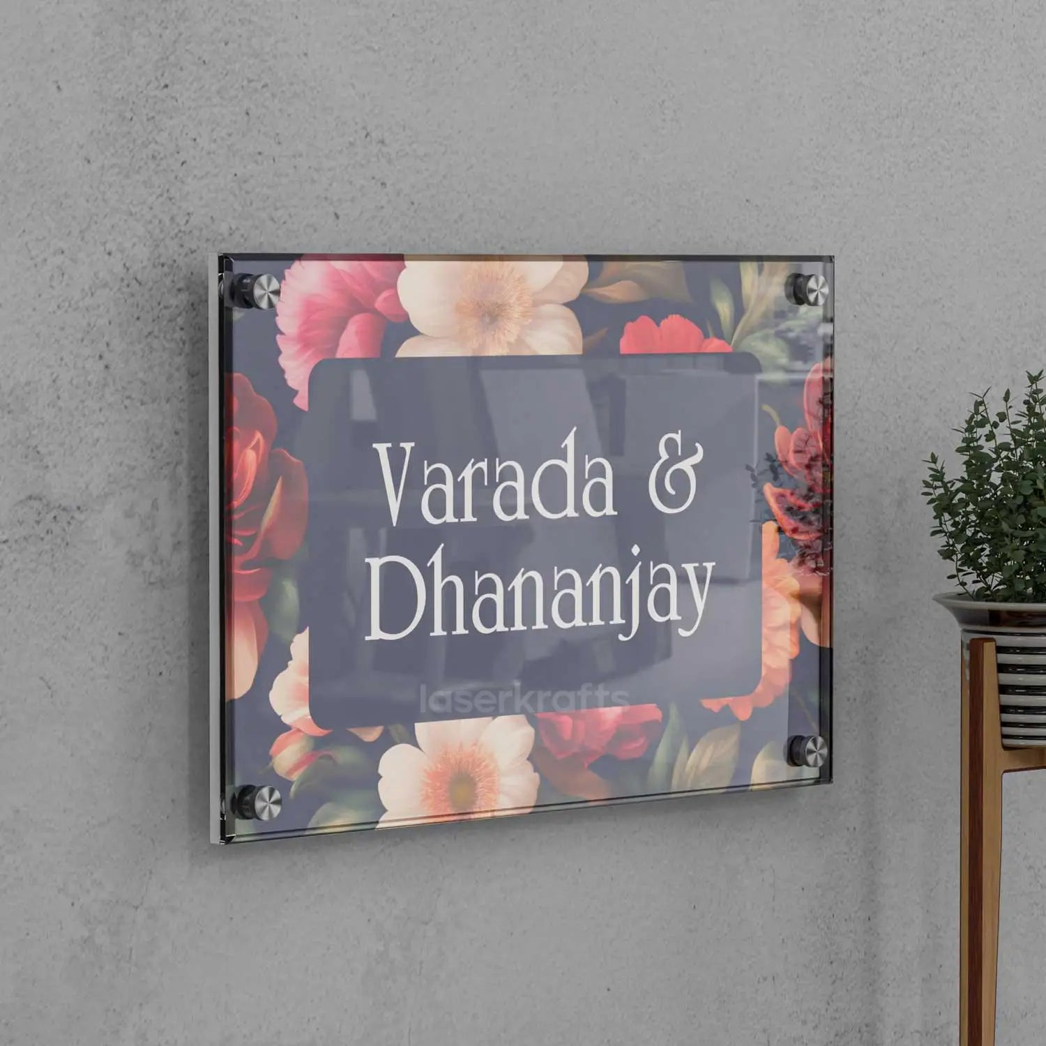 Harmony Garden - Acrylic Name Plate