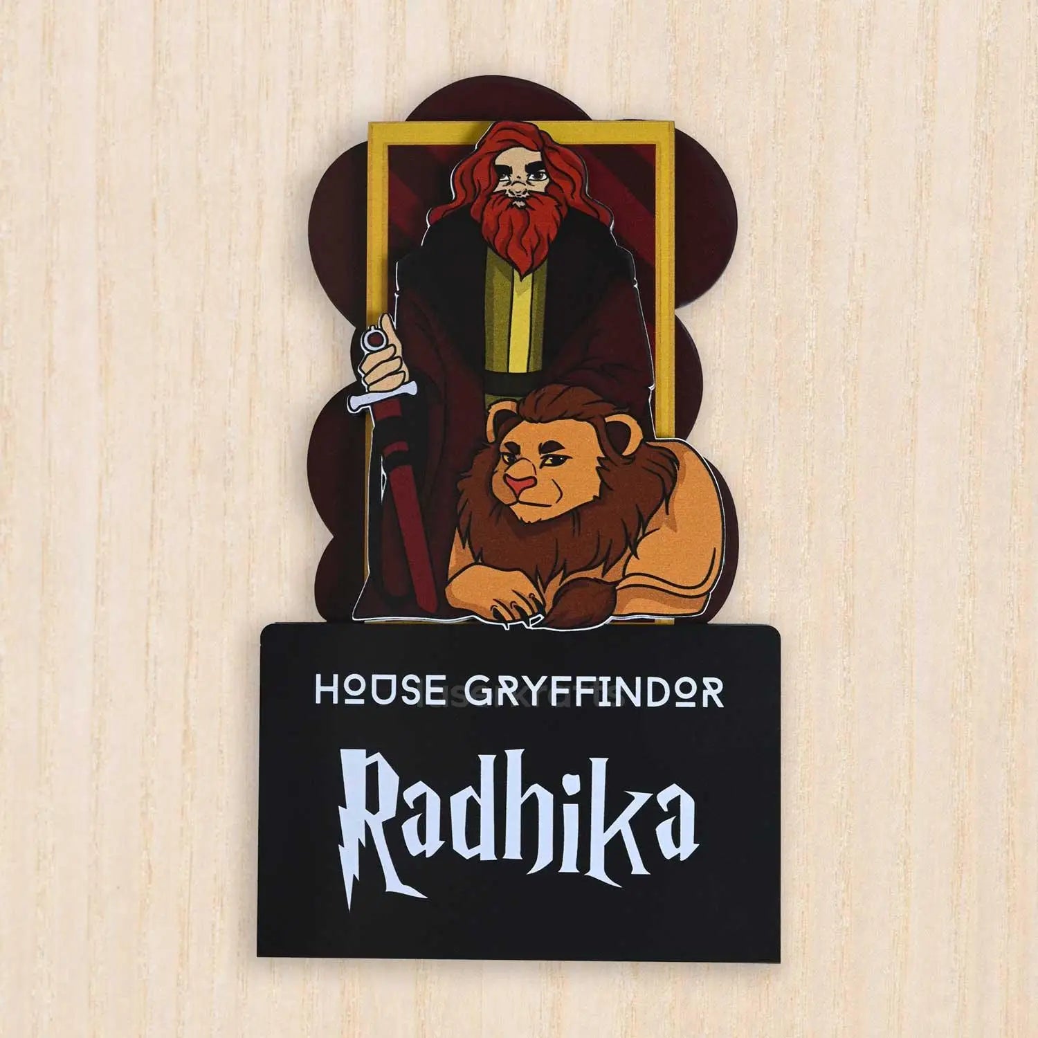 House Gryffindor - Kids' Room Door Sign