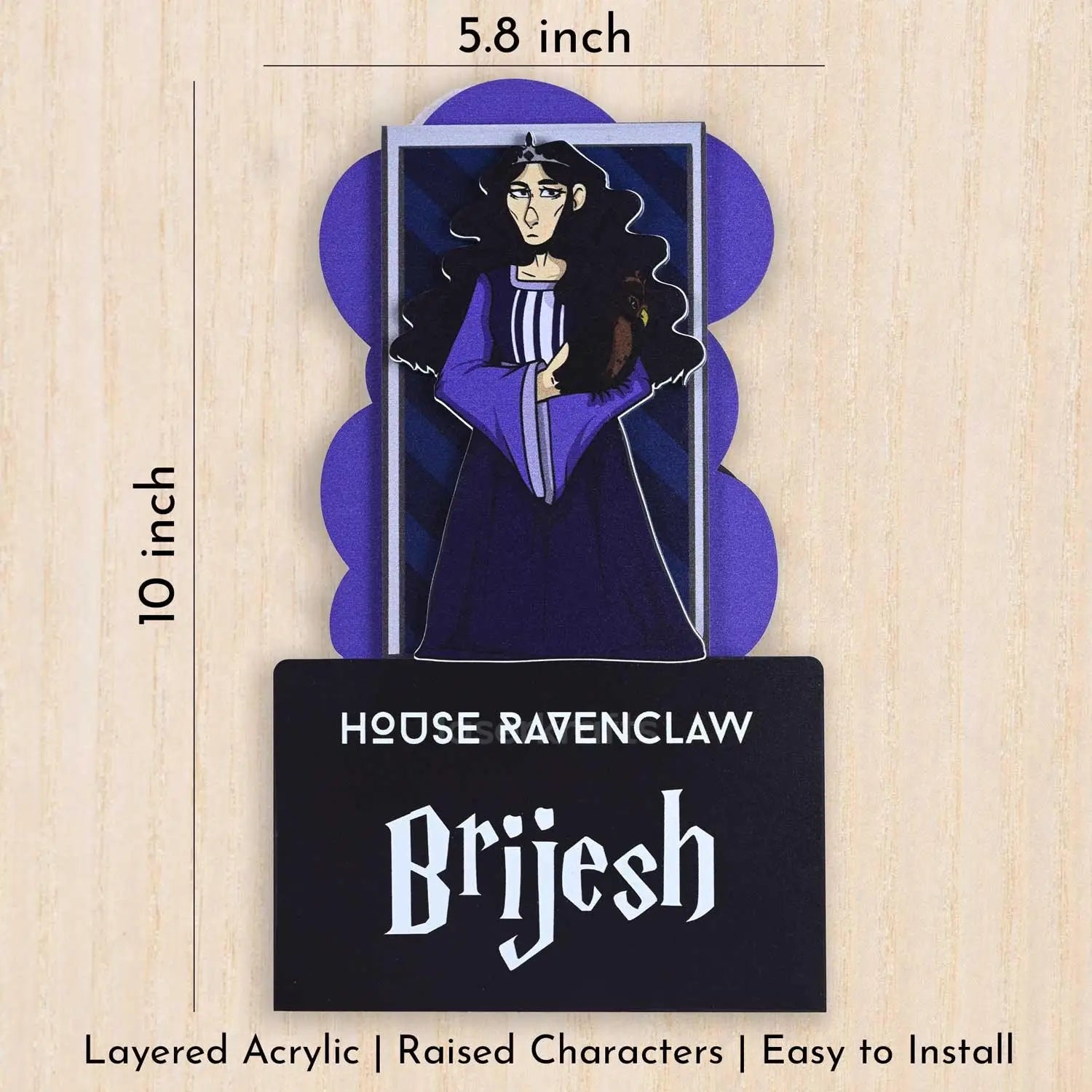 House Ravenclaw - Kids' Room Door Sign
