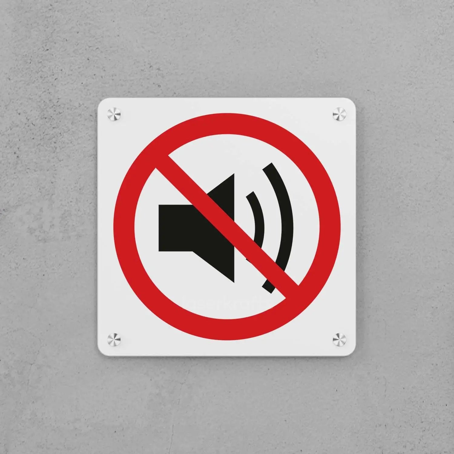 Keep Silence Sign