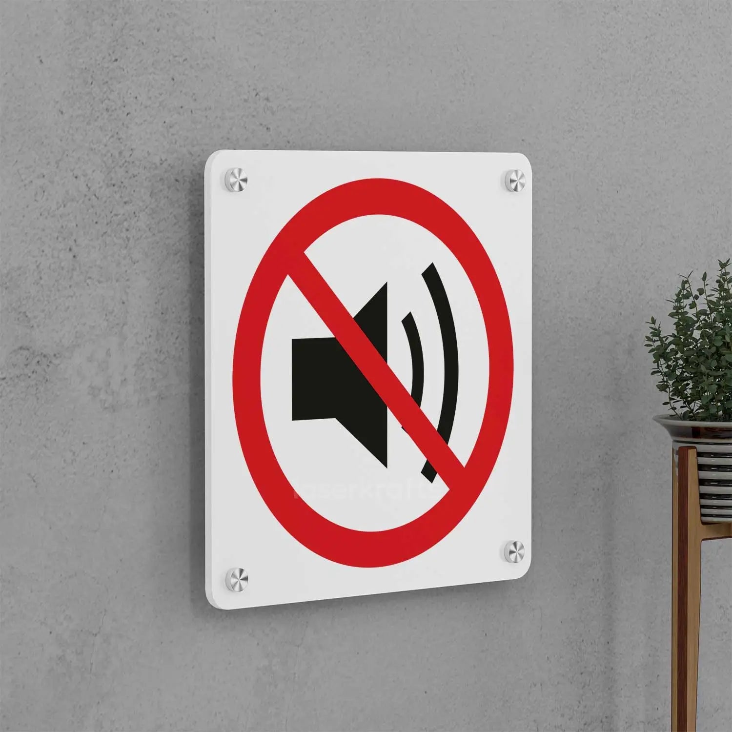 Keep Silence Sign