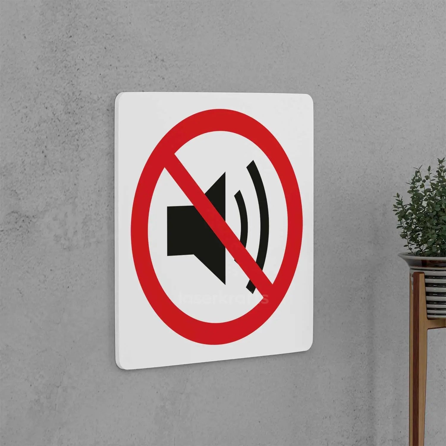 Keep Silence Sign