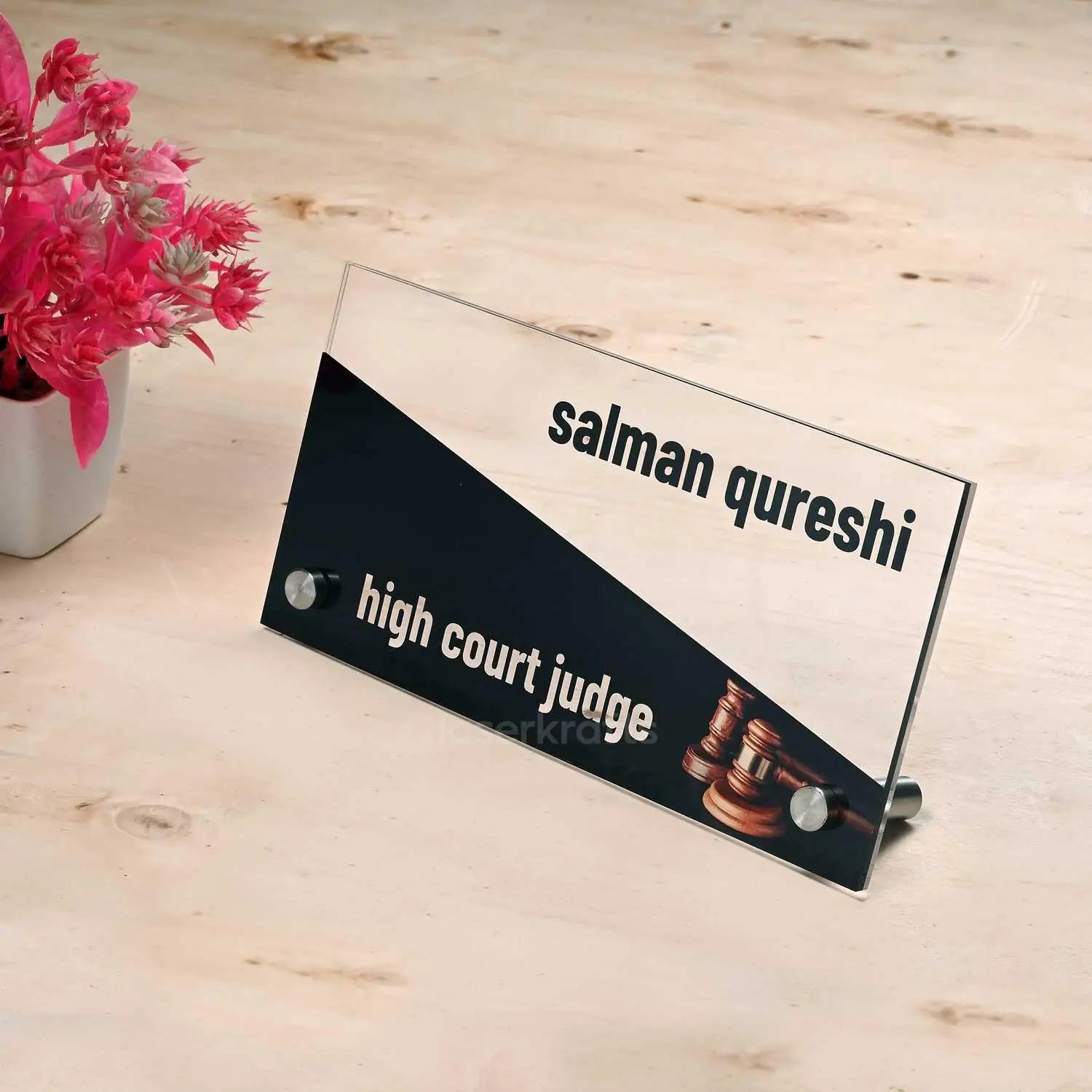Lordship - Office Desk Sign for Judges