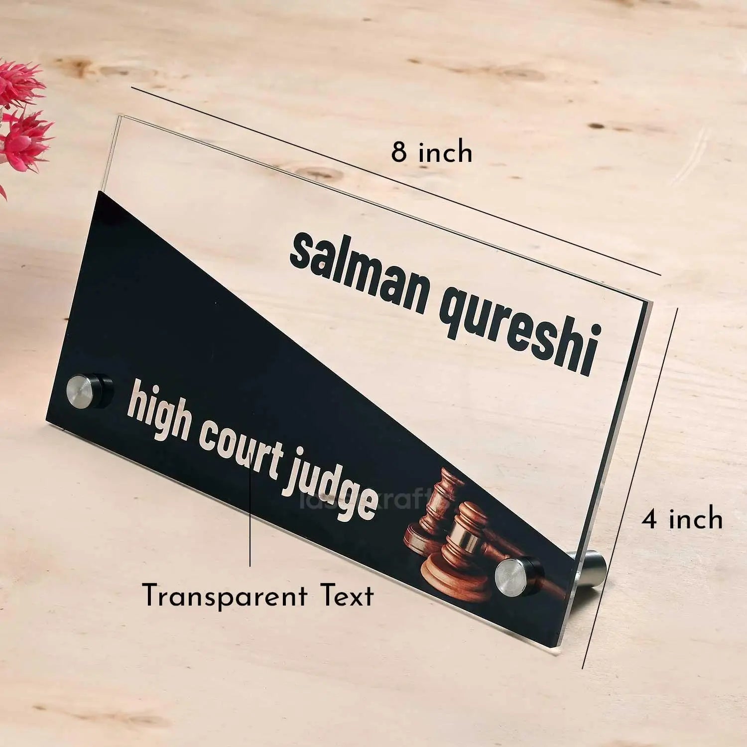 Lordship - Office Desk Sign for Judges