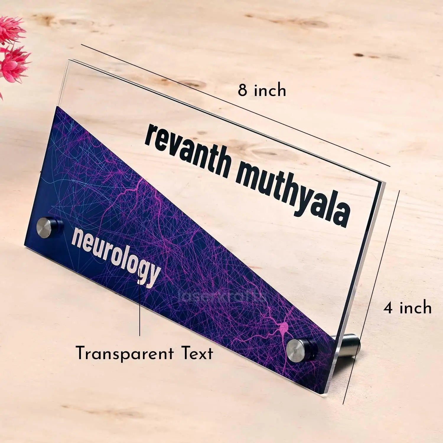 Neural - Office Desk Sign for Healthcare/Pharma Executives