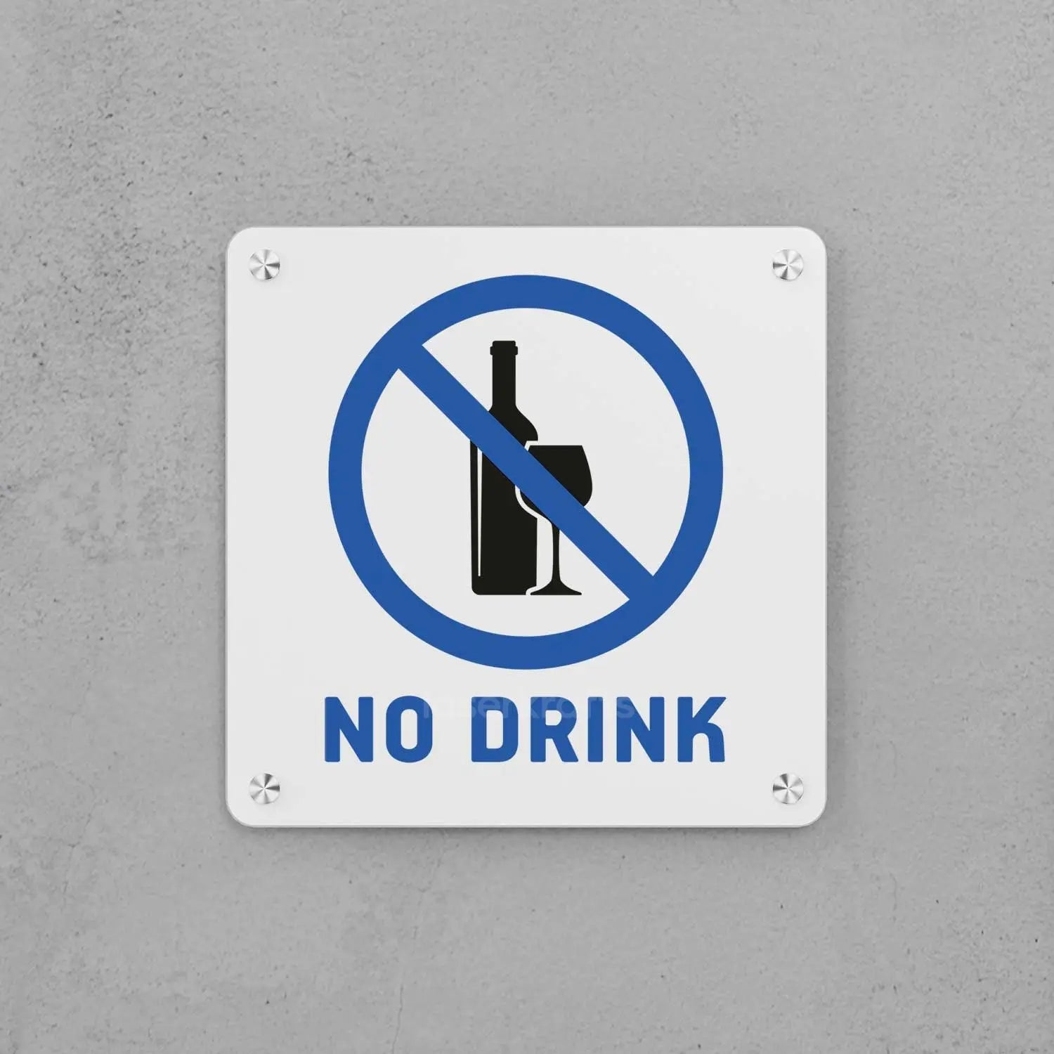 No Drink Sign