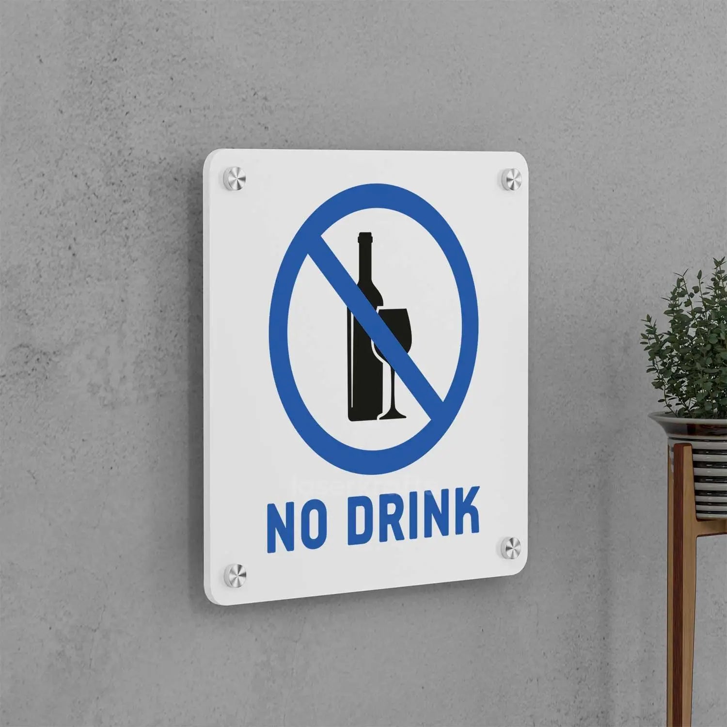 No Drink Sign