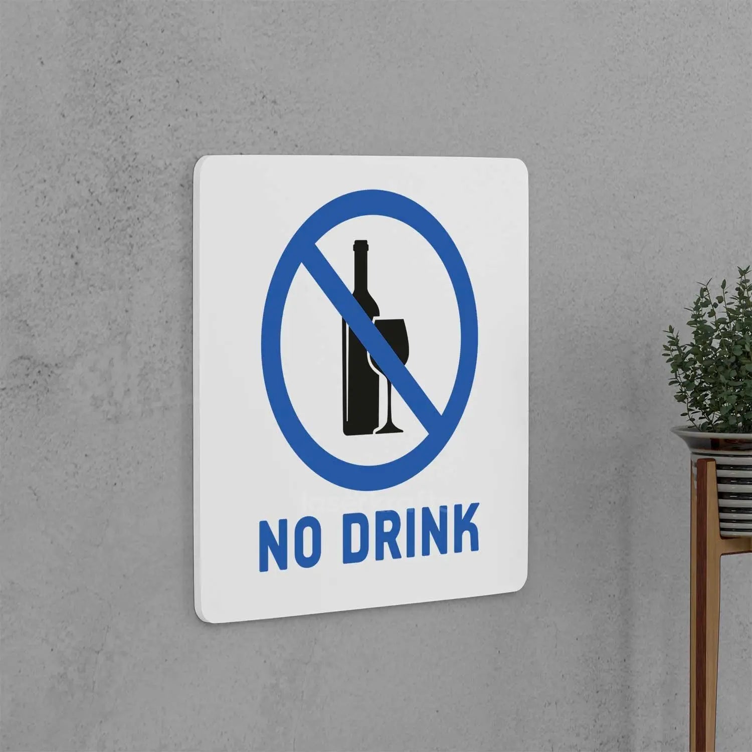 No Drink Sign
