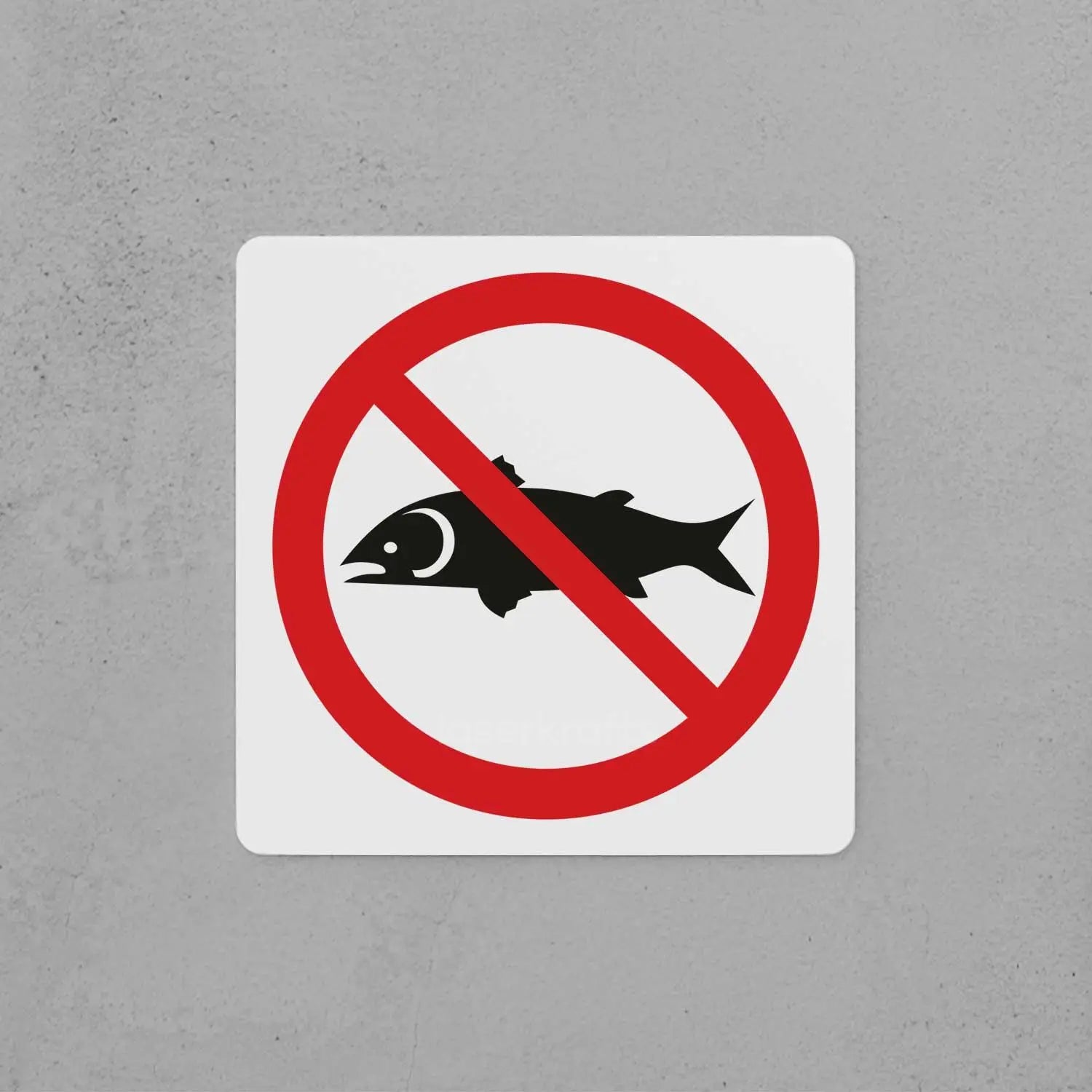 No Fishing Allowed Sign