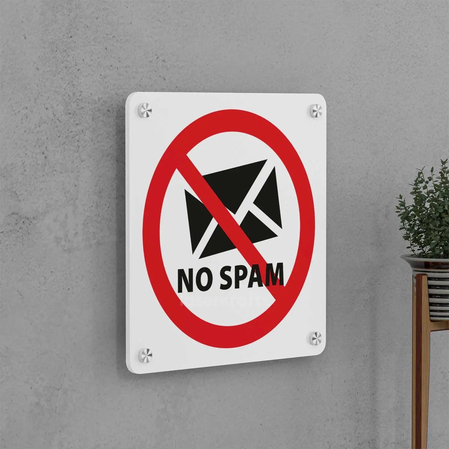 No Junk Mail Sign